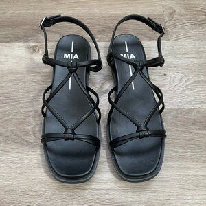Square Toe Strappy Sandals 8.5